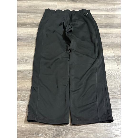 Adidas Black Baggy Wide Leg Sweatpants Track Pants Y2K Skater Comfy - Men’s XL - Picture 9 of 10